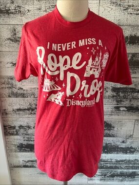 Disneyland Red and White Rope Drop Graphic Tee